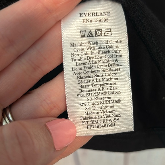 NWT Everlane The Supima® Form Crew Neck Tee - Picture 9 of 12